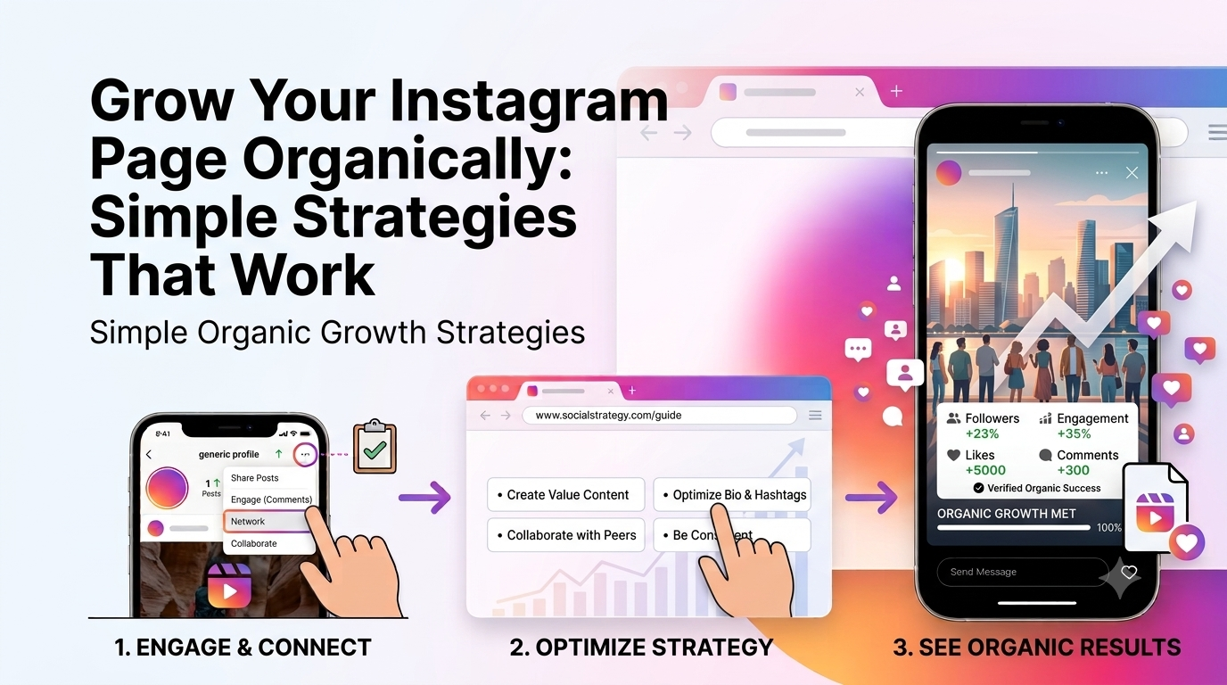 How to Grow Your Instagram Page Organically: Simple Strategies That Work
